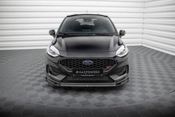 Ford Fiesta ST / ST-line Mk8 (facelift) - Lâmina frontal V.3 | FO-FI-8F-ST-FD3G | Produto Maxton Design distribuído por Unicartuning. Ford Fiesta ST / ST-line Mk8 (facelift) - Lâmina frontal V.3 | FO-FI-8F-ST-FD3G | Produto Maxton Design distribuído por Unicartuning.
