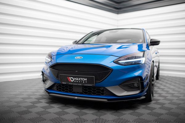 Ford Focus ST / ST-line Mk4 (facelift) - Lâmina frontal V.3 | FO-FO-4-STLINE-FD3G | Produto Maxton Design distribuído por Unicartuning.
