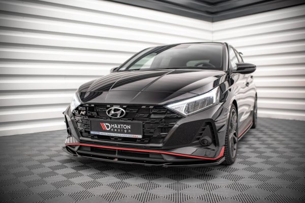 Hyundai I20 N Mk3 - Lâmina frontal V.3 | HY-I20-3-N-FD3G | Produto Maxton Design distribuído por Unicartuning.
