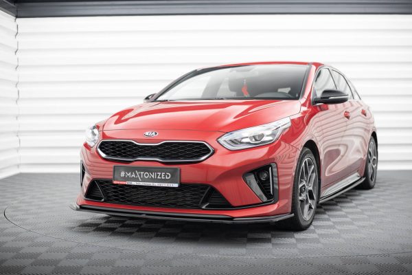 Kia Proceed GT Mk 1 - Lâmina frontal V.3 | KI-CE-3-PRO-GT-FD3G | Produto Maxton Design distribuído por Unicartuning. Kia Proceed GT Mk 1 - Lâmina frontal V.3 | KI-CE-3-PRO-GT-FD3G | Produto Maxton Design distribuído por Unicartuning.