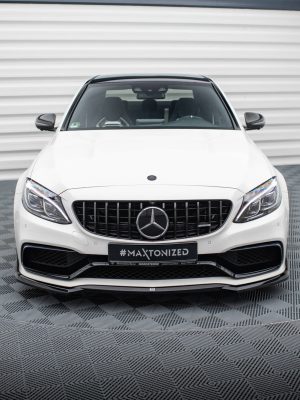 Mercedes-AMG C63 Sedan / Estate W205 / S205 - Lâmina frontal V.3 | ME-C-205-63-FD2G | Produto Maxton Design distribuído por Unicartuning. Mercedes-AMG C63 Sedan / Estate W205 / S205 - Lâmina frontal V.3 | ME-C-205-63-FD2G | Produto Maxton Design distribuído por Unicartuning.