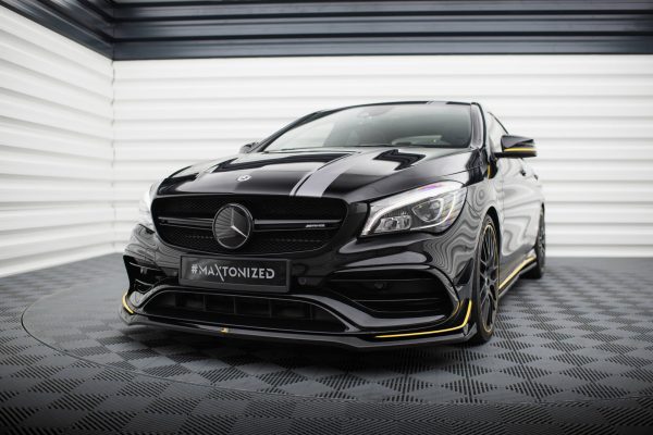 Mercedes-AMG CLA 45 Aero C117 (facelift) - Lâmina frontal V.3 | ME-CLA-117-45-AMG-AERO-FD1G | Produto Maxton Design distribuído por Unicartuning. Mercedes-AMG CLA 45 Aero C117 (facelift) - Lâmina frontal V.3 | ME-CLA-117-45-AMG-AERO-FD1G | Produto Maxton Design distribuído por Unicartuning.