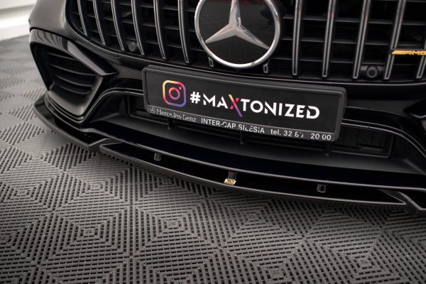 Mercedes-AMG GT 63s 4-portas Coupé Aero - Lâmina frontal V.3 | ME-GT-4D-AMG-FD3G | Produto Maxton Design distribuído por Unicartuning. Mercedes-AMG GT 63s 4-portas Coupé Aero - Lâmina frontal V.3 | ME-GT-4D-AMG-FD3G | Produto Maxton Design distribuído por Unicartuning.