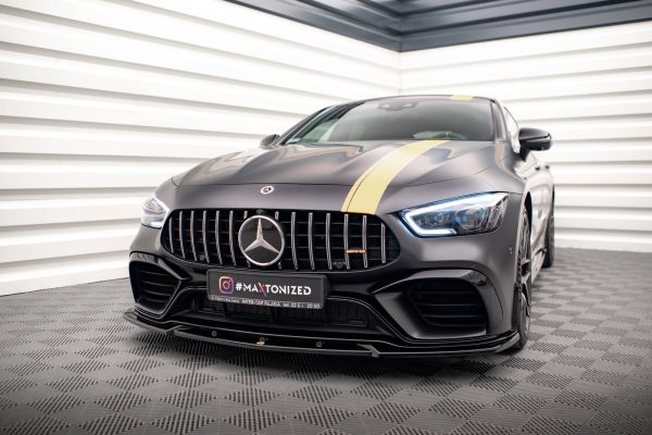 Mercedes-AMG GT 63s 4-portas Coupé Aero - Lâmina frontal V.3 | ME-GT-4D-AMG-FD3G | Produto Maxton Design distribuído por Unicartuning. Mercedes-AMG GT 63s 4-portas Coupé Aero - Lâmina frontal V.3 | ME-GT-4D-AMG-FD3G | Produto Maxton Design distribuído por Unicartuning.