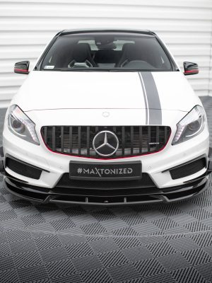 Mercedes-Benz A45 AMG W176 - Lâmina frontal V.3 | ME-A45-W176-FD1G | Produto Maxton Design distribuído por Unicartuning.
