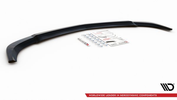 Mercedes-Benz C63 AMG Sedan / Estate W204 (facelift) / S204 (facelift) - Lâmina frontal V.3 | ME-C-204F-AMGLINE-FD1G | Produto Maxton Design distribuído por Unicartuning.