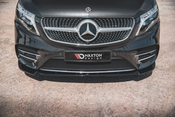 Mercedes-Benz V-class AMG-line W447 - Lâmina frontal V.3 | ME-V-447F-AMGLINE-FD3G | Produto Maxton Design distribuído por Unicartuning.