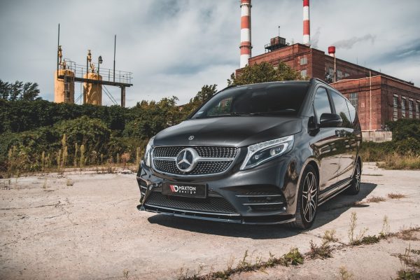 Mercedes-Benz V-class AMG-line W447 - Lâmina frontal V.3 | ME-V-447F-AMGLINE-FD3G | Produto Maxton Design distribuído por Unicartuning.