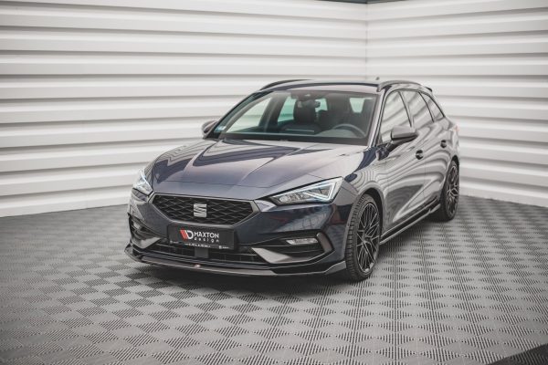Seat Leon Mk4 - Lâmina frontal V.3 | SE-LE-4-FR-FD3G | Produto Maxton Design distribuído por Unicartuning. Seat Leon Mk4 - Lâmina frontal V.3 | SE-LE-4-FR-FD3G | Produto Maxton Design distribuído por Unicartuning.