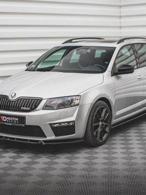 Skoda Octavia RS Mk3 - Lâmina frontal V.3 | SK-OC-3-RS-FD3G | Produto Maxton Design distribuído por Unicartuning.
