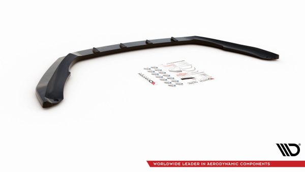 Skoda Octavia Mk3 (facelift) - Lâmina frontal V.3 | SK-OC-3F-RS-FD3G | Produto Maxton Design distribuído por Unicartuning.
