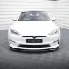 Tesla Model S Plaid Mk1 (facelift) - Lâmina frontal V.3 | TE-MODELS-1F2-PL-FD3G | Produto Maxton Design distribuído por Unicartuning.