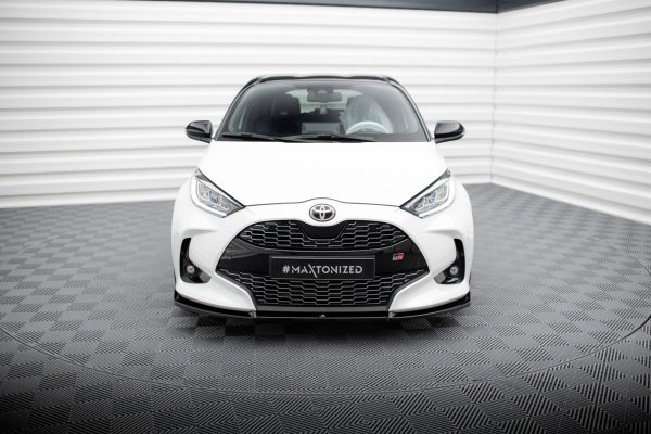 Toyota GR Yaris Mk4 (facelift) - Lâmina frontal V.3 | TO-YA-4-FD3G | Produto Maxton Design distribuído por Unicartuning.