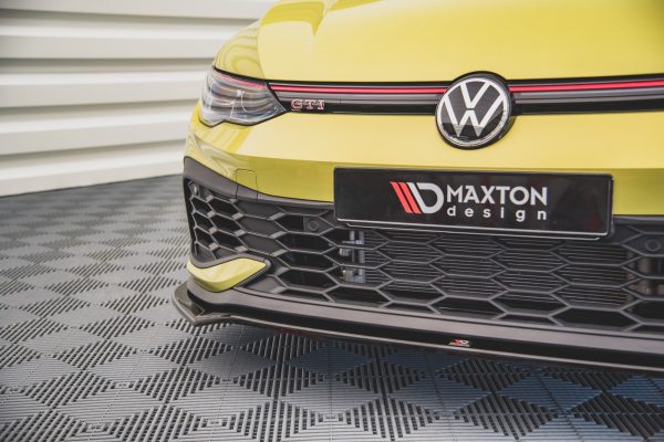 Volkswagen Golf GTI ClubSport Mk8 - Lâmina frontal V.3 | VW-GO-8-GTI-CS-FD3G | Produto Maxton Design distribuído por Unicartuning. Volkswagen Golf GTI ClubSport Mk8 - Lâmina frontal V.3 | VW-GO-8-GTI-CS-FD3G | Produto Maxton Design distribuído por Unicartuning.