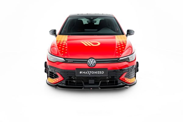 Volkswagen Golf GTI ClubSport Mk8 (facelift) - Lâmina frontal V.3 | VW-GO-8F-GTI-CS-FD3G | Produto Maxton Design distribuído por Unicartuning. Volkswagen Golf GTI ClubSport Mk8 (facelift) - Lâmina frontal V.3 | VW-GO-8F-GTI-CS-FD3G | Produto Maxton Design distribuído por Unicartuning.