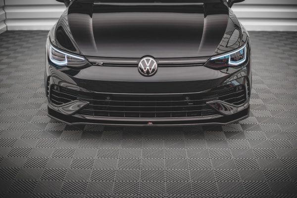 Volkswagen Golf R Mk8 - Lâmina frontal V.3 | VW-GO-8-R-FD3G | Produto Maxton Design distribuído por Unicartuning. Volkswagen Golf R Mk8 - Lâmina frontal V.3 | VW-GO-8-R-FD3G | Produto Maxton Design distribuído por Unicartuning.
