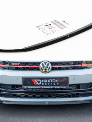 Volkswagen Polo GTI / R-line Mk6 - Lâmina frontal V.3 | VW-PO-6-GTI-FD3G | Produto Maxton Design distribuído por Unicartuning.