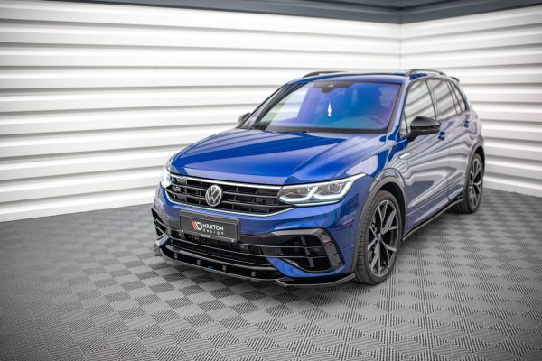 Volkswagen Tiguan Allspace R-line Mk2 (facelift) - Lâmina frontal V.3 | VW-TI-2F-R-FD3G | Produto Maxton Design distribuído por Unicartuning. Volkswagen Tiguan Allspace R-line Mk2 (facelift) - Lâmina frontal V.3 | VW-TI-2F-R-FD3G | Produto Maxton Design distribuído por Unicartuning.