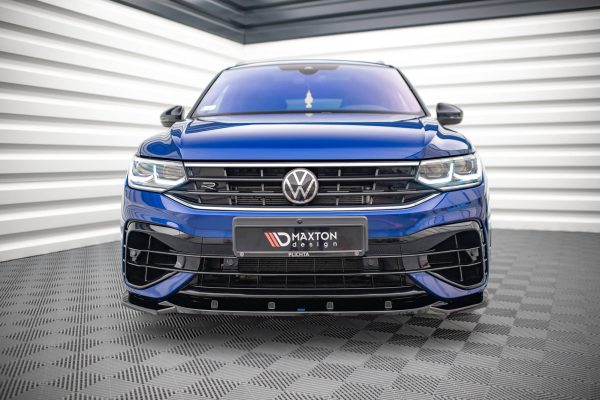 Volkswagen Tiguan Allspace R-line Mk2 (facelift) - Lâmina frontal V.3 | VW-TI-2F-R-FD3G | Produto Maxton Design distribuído por Unicartuning. Volkswagen Tiguan Allspace R-line Mk2 (facelift) - Lâmina frontal V.3 | VW-TI-2F-R-FD3G | Produto Maxton Design distribuído por Unicartuning.
