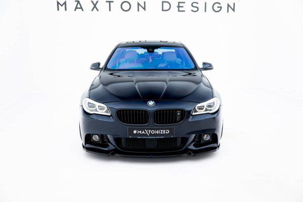 BMW 5 F10/f11 Pack M - Lâmina frontal V.3 | BM-5-10-MPACK-FD3G | Produto Maxton Design distribuído por Unicartuning.