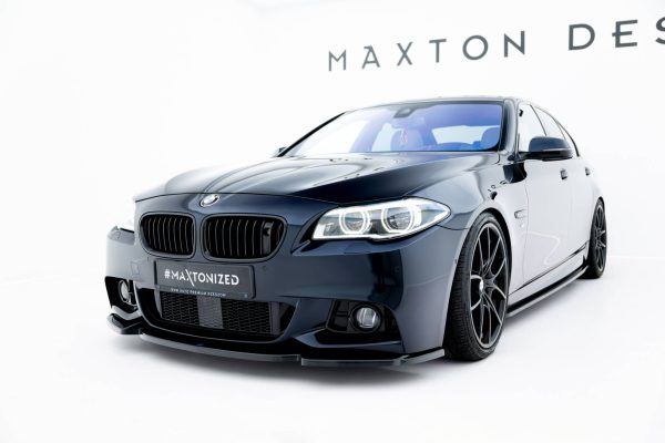 BMW 5 F10/f11 Pack M - Lâmina frontal V.3 | BM-5-10-MPACK-FD3G | Produto Maxton Design distribuído por Unicartuning.