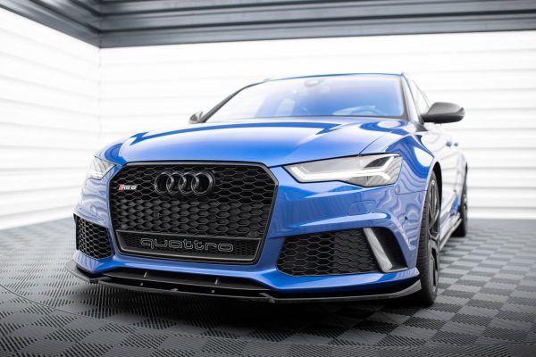 Audi RS6 C7 / C7 (facelift) - Lâmina frontal V.4 | AU-RS6-C7-FD4G | Produto Maxton Design distribuído por Unicartuning. Audi RS6 C7 / C7 (facelift) - Lâmina frontal V.4 | AU-RS6-C7-FD4G | Produto Maxton Design distribuído por Unicartuning.