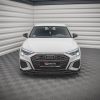 Audi S3 / A3 S-Line 8Y - Lâmina frontal V.4 | AU-A3-8Y-SLINE-FD4G | Produto Maxton Design distribuído por Unicartuning.