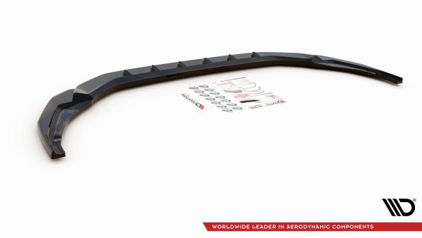 Audi S3 / A3 S-Line 8Y - Lâmina frontal V.4 | AU-A3-8Y-SLINE-FD4G | Produto Maxton Design distribuído por Unicartuning.