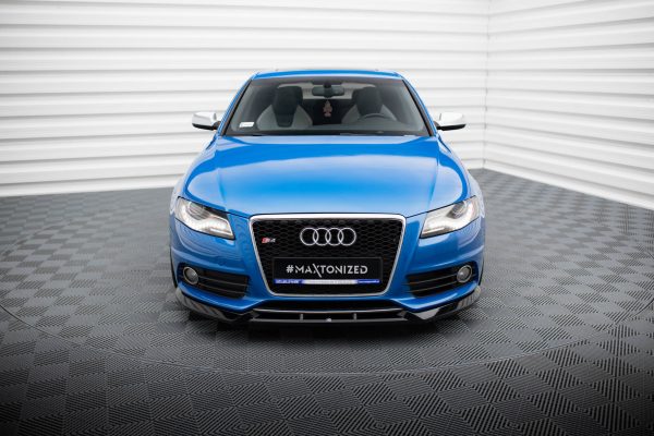 Audi S4 / A4 S-Line B8 - Lâmina frontal V.4 | AU-S4-B8-FD4G | Produto Maxton Design distribuído por Unicartuning.