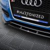 Audi S4 / A4 S-Line B8 - Lâmina frontal V.4 | AU-S4-B8-FD4G | Produto Maxton Design distribuído por Unicartuning.