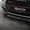 Audi S4 / A4 S-Line B9 - Lâmina frontal V.4 | AU-A4-B9-SLINE-FD4G | Produto Maxton Design distribuído por Unicartuning.