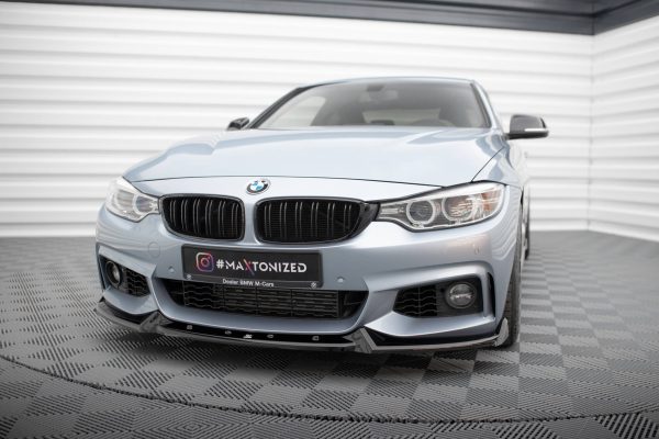 BMW 4 Coupé / Gran Coupé / Cabrio Pack M F32 / F36 / F33 - Lâmina frontal V.4 | BM-4-F32-MPACK-FD4G | Produto Maxton Design distribuído por Unicartuning.