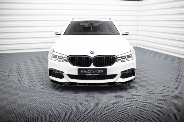 BMW M550i / 5 Pack M Sedan G30 - Lâmina frontal V.4 | BM-5-G30-MPACK-FD4G | Produto Maxton Design distribuído por Unicartuning.