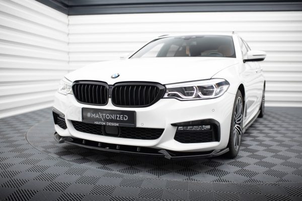 BMW M550i / 5 Pack M Sedan G30 - Lâmina frontal V.4 | BM-5-G30-MPACK-FD4G | Produto Maxton Design distribuído por Unicartuning.