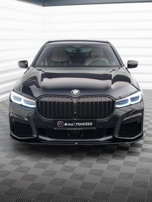 BMW 7 Pack M G11 / G12 (facelift) - Lâmina frontal V.4 | BM-7-11F-MPACK-FD4G | Produto Maxton Design distribuído por Unicartuning.