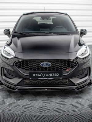 Ford Fiesta ST / ST-line Mk8 (facelift) - Lâmina frontal V.4 | FO-FI-8F-ST-FD4G | Produto Maxton Design distribuído por Unicartuning.