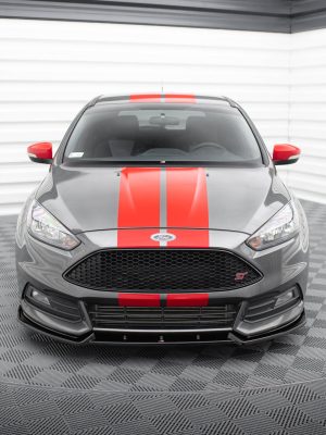 Ford Focus ST Mk3 (facelift) - Lâmina frontal V.4 | FO-FO-3F-ST-FD4G | Produto Maxton Design distribuído por Unicartuning.