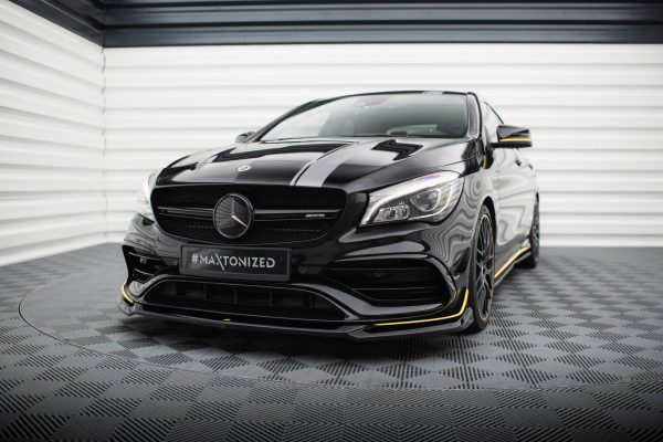 Mercedes-AMG CLA 45 C117 (facelift) - Lâmina frontal V.4 | ME-CLA-117-45-AMG-AERO-FD2G | Produto Maxton Design distribuído por Unicartuning. Mercedes-AMG CLA 45 C117 (facelift) - Lâmina frontal V.4 | ME-CLA-117-45-AMG-AERO-FD2G | Produto Maxton Design distribuído por Unicartuning.