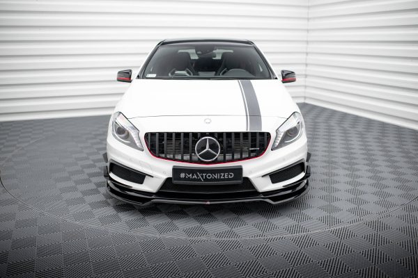 Mercedes-Benz A45 AMG W176 - Lâmina frontal V.4 | ME-A45-W176-FD2G | Produto Maxton Design distribuído por Unicartuning. Mercedes-Benz A45 AMG W176 - Lâmina frontal V.4 | ME-A45-W176-FD2G | Produto Maxton Design distribuído por Unicartuning.