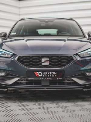 Seat Leon FR Hatchback Mk4 - Lâmina frontal V.4 | SE-LE-4-FR-FD4G | Produto Maxton Design distribuído por Unicartuning. Seat Leon FR Hatchback Mk4 - Lâmina frontal V.4 | SE-LE-4-FR-FD4G | Produto Maxton Design distribuído por Unicartuning.
