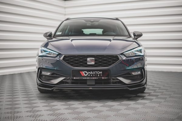 Seat Leon FR Hatchback Mk4 - Lâmina frontal V.4 | SE-LE-4-FR-FD4G | Produto Maxton Design distribuído por Unicartuning. Seat Leon FR Hatchback Mk4 - Lâmina frontal V.4 | SE-LE-4-FR-FD4G | Produto Maxton Design distribuído por Unicartuning.