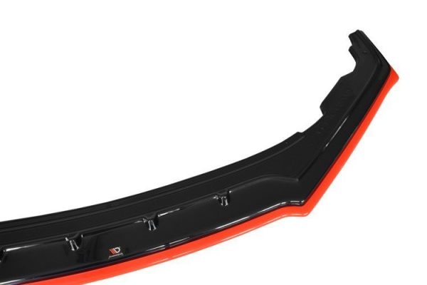 Subaru BRZ Mk1 (facelift) - Lâmina frontal V.4 | SU-BRZ-1F-FD1G+FD1RRED | Produto Maxton Design distribuído por Unicartuning.