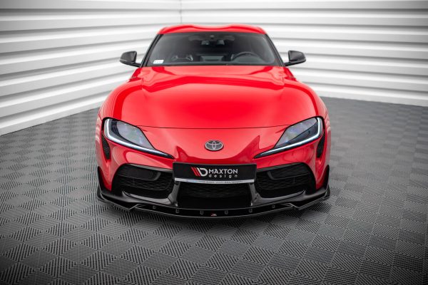 Toyota Supra Mk5 - Lâmina frontal V.4 | TO-SU-5-FD4G | Produto Maxton Design distribuído por Unicartuning.