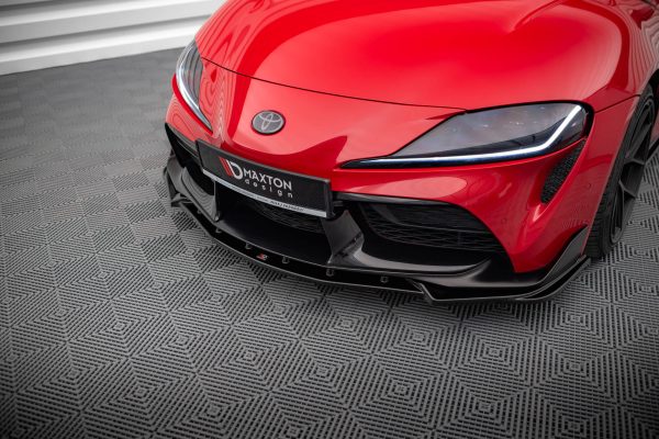 Toyota Supra Mk5 - Lâmina frontal V.4 | TO-SU-5-FD4G | Produto Maxton Design distribuído por Unicartuning.