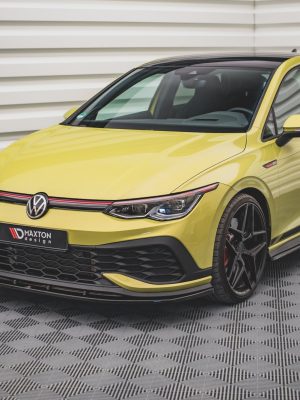 Volkswagen Golf GTI ClubSport Mk8 - Lâmina frontal V.4 | VW-GO-8-GTI-CS-FD4G | Produto Maxton Design distribuído por Unicartuning. Volkswagen Golf GTI ClubSport Mk8 - Lâmina frontal V.4 | VW-GO-8-GTI-CS-FD4G | Produto Maxton Design distribuído por Unicartuning.