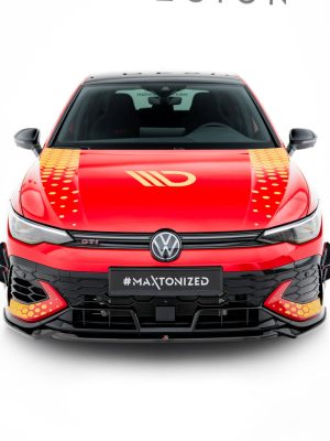 Volkswagen Golf GTI ClubSport Mk8 (facelift) - Lâmina frontal V.4 | VW-GO-8F-GTI-CS-FD4G | Produto Maxton Design distribuído por Unicartuning. Volkswagen Golf GTI ClubSport Mk8 (facelift) - Lâmina frontal V.4 | VW-GO-8F-GTI-CS-FD4G | Produto Maxton Design distribuído por Unicartuning.