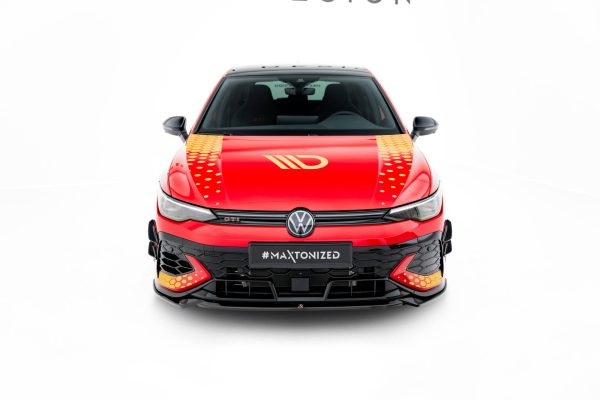 Volkswagen Golf GTI ClubSport Mk8 (facelift) - Lâmina frontal V.4 | VW-GO-8F-GTI-CS-FD4G | Produto Maxton Design distribuído por Unicartuning. Volkswagen Golf GTI ClubSport Mk8 (facelift) - Lâmina frontal V.4 | VW-GO-8F-GTI-CS-FD4G | Produto Maxton Design distribuído por Unicartuning.
