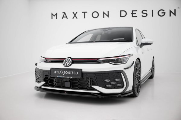 Volkswagen Golf GTI / GTE / R-line Mk8 (facelift) - Lâmina frontal V.4 | VW-GO-8F-GTI-FD4G | Produto Maxton Design distribuído por Unicartuning. Volkswagen Golf GTI / GTE / R-line Mk8 (facelift) - Lâmina frontal V.4 | VW-GO-8F-GTI-FD4G | Produto Maxton Design distribuído por Unicartuning.