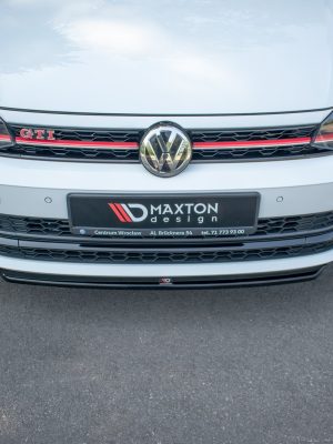 Volkswagen Polo GTI / R-line Mk6 - Lâmina frontal V.4 | VW-PO-6-GTI-FD4G | Produto Maxton Design distribuído por Unicartuning. Volkswagen Polo GTI / R-line Mk6 - Lâmina frontal V.4 | VW-PO-6-GTI-FD4G | Produto Maxton Design distribuído por Unicartuning.