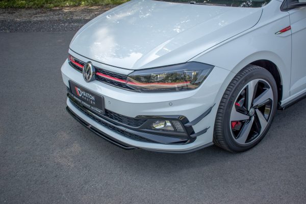 Volkswagen Polo GTI / R-line Mk6 - Lâmina frontal V.4 | VW-PO-6-GTI-FD4G | Produto Maxton Design distribuído por Unicartuning. Volkswagen Polo GTI / R-line Mk6 - Lâmina frontal V.4 | VW-PO-6-GTI-FD4G | Produto Maxton Design distribuído por Unicartuning.